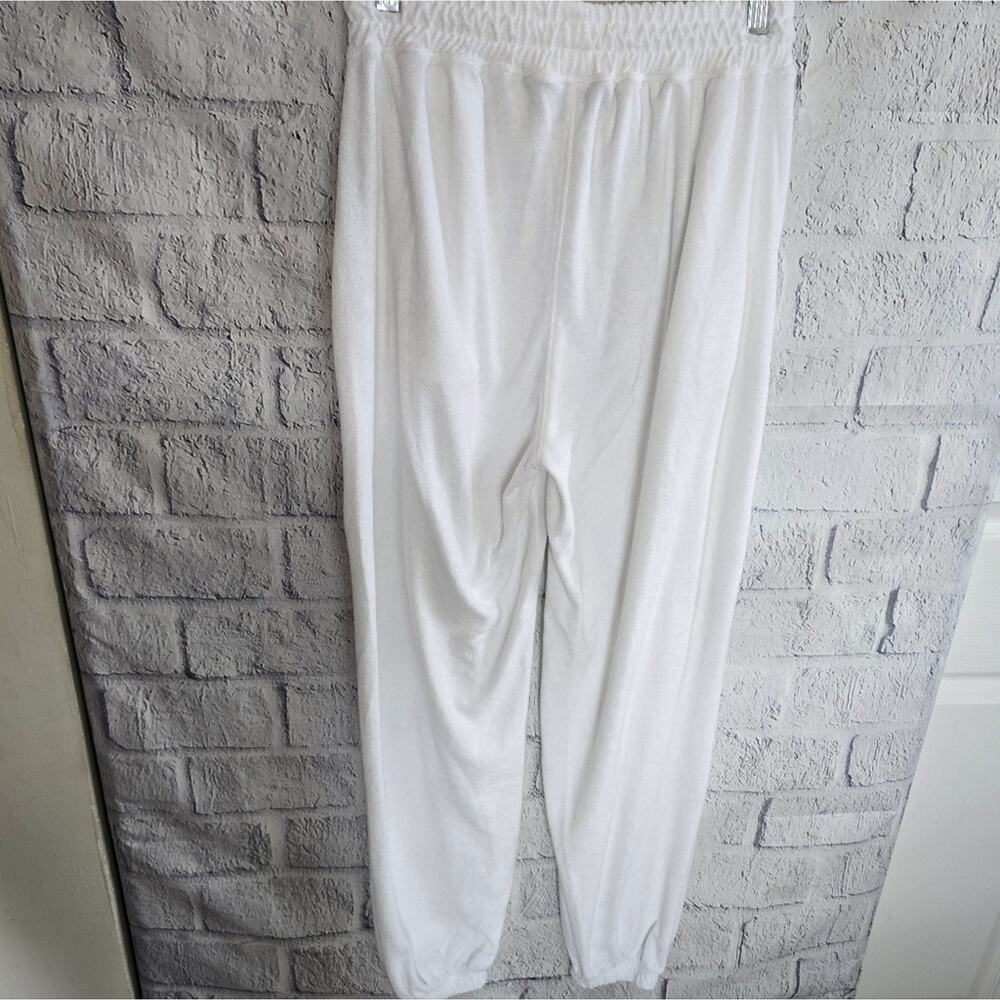 Playboy X Missguided White Country Club Sweatpants 4 - Picture 3 of 11